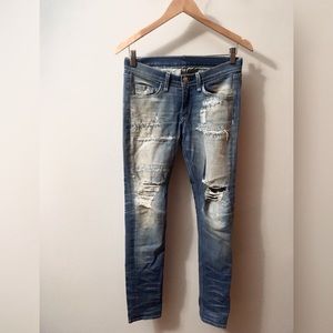 Rag & bone Original Distressed Faded Jeans